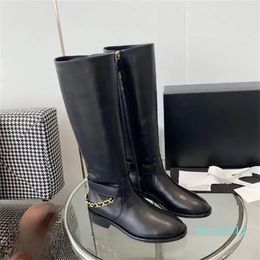 Brand Designer Boots Rain boots designer platform Letter Ringer fashion black but knee long women boots