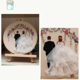 Chinese Products Diy Embroidery Bride Wedding Dress Cross Stitch Diy Starter Women Handwork For Craft Lover Wholesale R230807