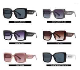 Sunglasses Fashion Classic Style Printing Women Cool Vintage Design Square Sun Glasses Men Large Frame