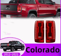 LED Taillight Modified For Chevrolet Colorado 20 12-20 21 Taillight Assembly Rear Brake Lights Reverse Signal Stoplights