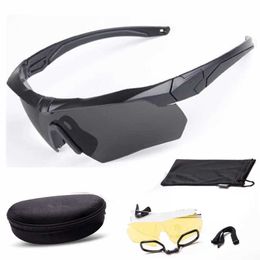 Outdoor Tactical Goggles Shooting Cs Riding Mountaineering Polarized Lenses Safety Glasses Military Bulletproof Glasses