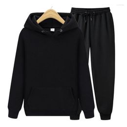 Men's Tracksuits Fashion Suit Winter Brand Sportswear Hoodie Trousers Hooded Sweatshirt Sport