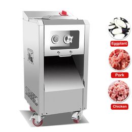 Commercial Meat Cutting Machine Vertical Electric Slice Meat Cutter Machine Removable Blade Vegetable Cutter 2200W