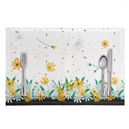 Table Mats Little Daisy Design Mat Kitchen Decoration And Organisation Placemats For Dinner Custom Plates Dinnerware