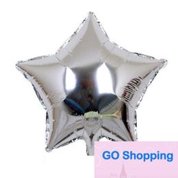 50 Pcs 10 inch Star Shape Helium Foil Balloon , Holidays & Party Supply Balloons Decorations mix Colour High-end