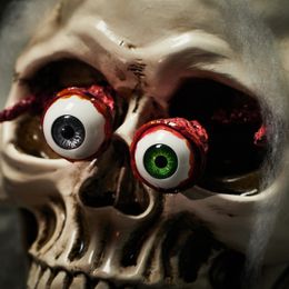 Other Event Party Supplies 2pcs Resin Eyeball Fake Scary Halloween Decor Horror Props Body Parts Halloween Decorations Latex Fake Eyes Party Accessories 230808