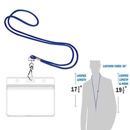 keychains lanyards Horizontal ID Holder Includes Paper Inserts keychains lanyards231n