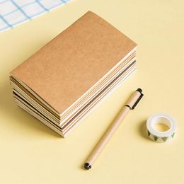12Pcs Kraft Paper Notebook Blank Travel Journal Notebooks For Writing Drawing