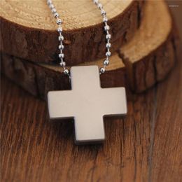 Chains Anime EVA Katsuragi Misato Alloy Cross Pendant Necklace For Women Cosplay Jewellery Beaded Chain Charms Amulet Necklaces Dropship