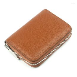 Wallets Fashion Customised Initials Genuine Leather Pebbled Zipper Wallet Women Luxury Short Coin Purse Clutch Bag Designer