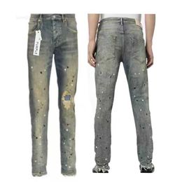 Purple Jeans Men Designer Antiaging Slim Fit Casual Jeans Pu2023900 Size 30-32-34-368y1k