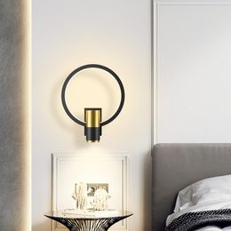 Wall Lamp Lamps Bedroom Bedside Nordic Creative Living Room Sofa Background Spotlight Modern Minimalist Aisle Corridor Lights