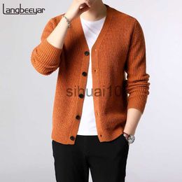 Men's Sweaters 2023 New Fashion Brand Sweater Men Cardigan Thick Slim Fit Jumpers Knitwear Warm Winter Korean Style Casual Clothing Male J230808