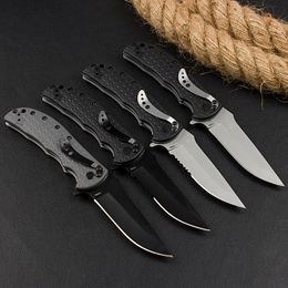 Top Quality KS3650 Assisted Flipper Folding Knife 8Cr13Mov Black/White Titanium Coating Blade GFN Handle EDC Pocket Knives with Retail Box