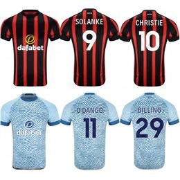 2023/24 Bournemouth Soccer Jerseys 2024 BROOKS SOLANKE CHRISTIE O.DANGO Shirts Mens LOWE SEMENYO BILLING ANTHONY Football Uniforms