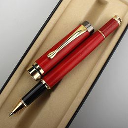 Wood Roller Ball Pen Business Office Writing Gifts Medium Point Black Refill Ballpoint Pens