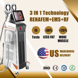 3IN1 USA warehouse EMSLIM NEO slimming machine EMS Muscle Stimulator HIEMT RF Muscle Shaping weight loss reduce fat burning body slim beauty equipment