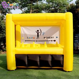 wholesale Outdoor Event 2.5M Height Advertising Inflatable Archery Machine Inflation Arrow Shooting Blow Up Sport Games For Kids Adult Playing Toys Sports