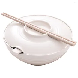 Bowls Instant Noodle Bowl Rice Japanese Style Ramen Household Choptick Spoon Sushi