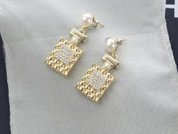 3A Stud Earrings CC50 Stud Fashion Pendant Earring Iconic Collection For Women With Dust Bag Box Fendave