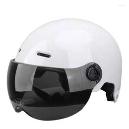 Motorcycle Helmets Adjustable Helmet Man And Woman Sunscreen Absorbing Protective Cap Electric Bicycle Headpiece