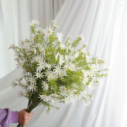 Decorative Flowers 2 Pieces Of Forest Wedding Pastoral Long Branches Shan Ye Fragrant Artificial Decor