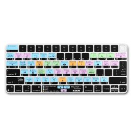 Keyboard Covers XSKN macOS Mac OS X Shortcuts Cover for iMac 24 inch Magic A2449 With Touch ID A2450 Lock Key 230808