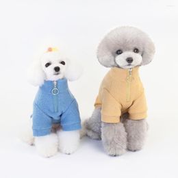 Dog Apparel Pet Autumn Winter Clothes Sweaters For Small Dogs Warm 4 Colours Vest Chihuahua Yorkie Coat