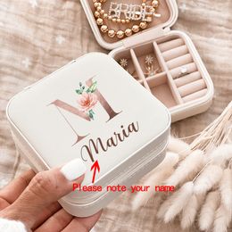 Jewelry Boxes Custom Jewellery Box Anniversary Bride Bridesmaid Girlfriend Bachelorette Party Gift Display Travel Case 230808