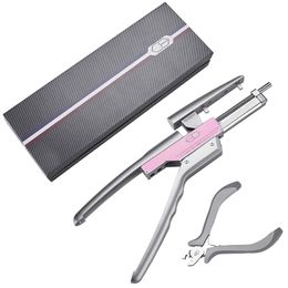 Connectors 6D Hair Extension Machine Connector Hair Remove Plier Kit 2nd Generation Human Hair No-Trace Hair Extensions Tool GT Purple 230807