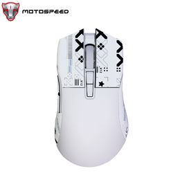 Mice Motospeed Darmoshark N3 Wireless Bluetooth Wired ode Gaming Esports Mouse 26000DPI PAM3395 Computer Office For Laptop 230808