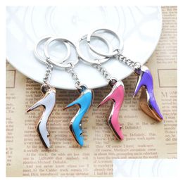 Shoe Parts Accessories Shoes Novelty Mini High Heel Shaped Keychains Cute Keyrings For Gifts Key Chain Bag Ornaments Women Acrylic Heeled