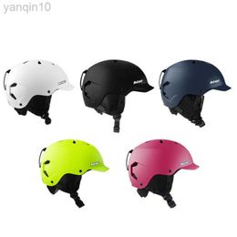 Ski Helmets Ski Helmet Ultralight Integrally-molded Breathable Snowboard Helmet Skateboard Helmet For Adult Child Head Circumference 54-62cm HKD230808