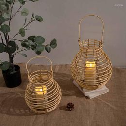Candle Holders Unique Lamp Jars Luxury Hanging Outdoor Stick Aesthetic Wooden Porta Candele Home Decorative