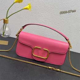 Womens Luxurys Valentinn bags Designer Handbags Shoulder Bags Tote Top Texture Leather Gold Chain Cross-body Bag Multi-function Envelope bag Tote bags Factory Sales