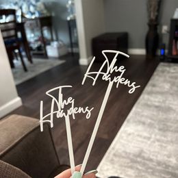 Other Event Party Supplies Personalised Name Drink Stirrers Wedding Decorations Custom Stir Swizzle Sticks Cocktail Bar Baby Shower Decorat 230808