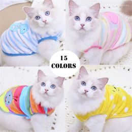 Dog Apparel Lovely Printed Pet Clothing For Small Cat Cotton Fleece Puppy Clothes Sweater Chihuahua XXS-XL