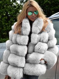 2023 Autumn Winter Fur Coat Women Fluffy Jacket Soft Warm Stand Collar Fur Wholesale Autumn Winter New Fur Elegant Luxury T230809