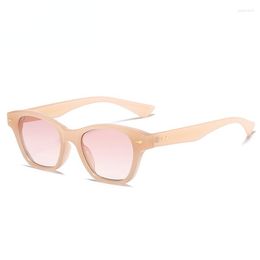 Sunglasses 2023 Square Women Men Gradient Sun Glasses Ladies Special Eyewear UV400 Girls Gafas