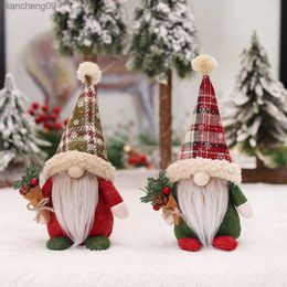 Christmas Gnome Faceless Doll Christmas Decorations For Home Cristmas Ornament Xmas Navidad Nata Year 2023 Home Christmas Gift L230620