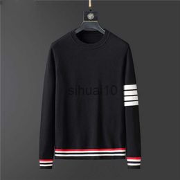 Men's Sweaters 2023 new Winter Thickness Pullover Men O-neck Solid Long Sleeve Warm Slim Sweaters Men's Sweater Pull Male Clothing Cotton Wool J230808