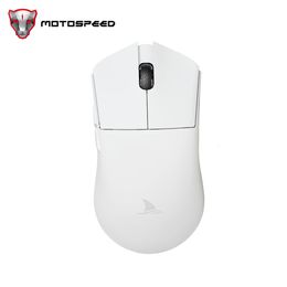 Mice Motospeed Darmoshark M3 Wireless Bluetooth Gaming Mouse 26000DPI PAM3395 Optical Computer Office Macro Drive For Laptop PC 230808