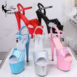 Sandals Sexy 351 Women Summer 20Cm/8Inchs Pole Dance Shoes Super High Nightclub Platform Stiletto Striptease Fetish Heels 230807 Ss 735 62787