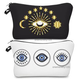 Kids Evil Eye Bag Cartoon Printed Handbags Fashion Travel Storage Bags