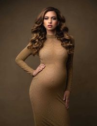 Maternity Dresses Maternity Photography Props Sexy Mesh See-through Drill Dresses For Pregnancy Women Photographer Shoot Prop Accessories HKD230808