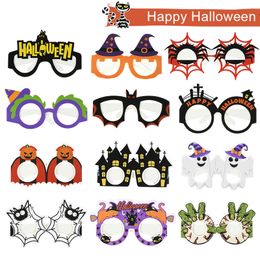 Other Event Party Supplies 6pcs Halloween Glasses Frames Spider Ghost Eye P o Props Kids Favours Funny Accessories Novelty Costume 230808