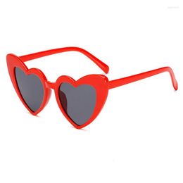Sunglasses 2023 Brand Design Heart-Shaped Gradient Lens Love Heart Sun Glasses For Women UV400 Eyewear