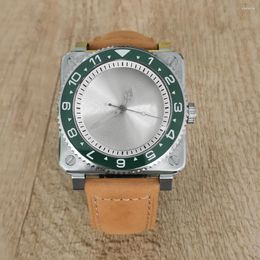 Wristwatches Automatic Men's Watch Fashin Square Original NH35 100M Waterproof Watches For Men Mechanical Self-wind Wristwatch