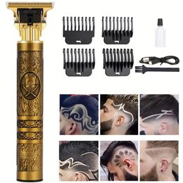 Hair Trimmer USB Rechargeable Hair Clipper Beard Shaver Hair Care Styling Tools For Men