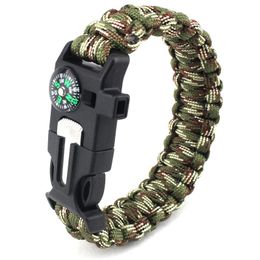 Sparkstone Compass Multifunctional Umbrella Rope Weaving Wildlife Bracelet 470